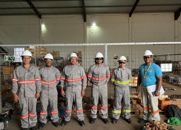 Equipe Elcop em campo 5